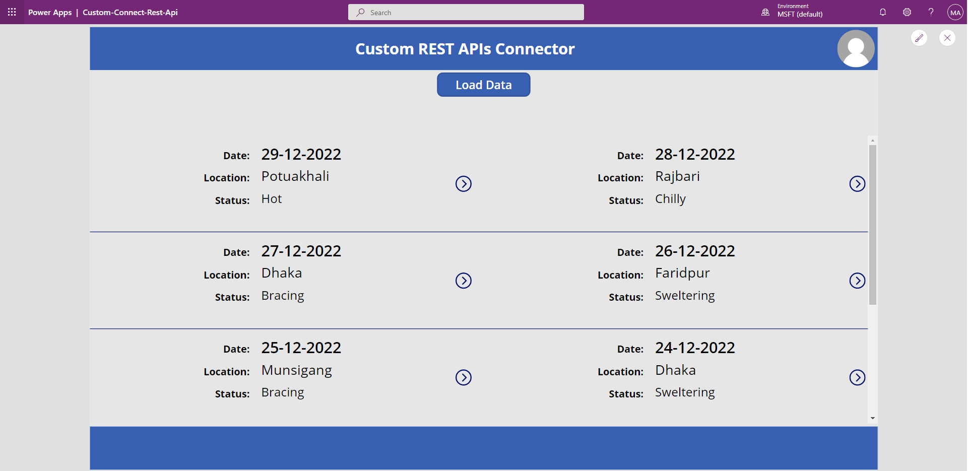 Capture8 2 Power Apps: Custom REST API Connector